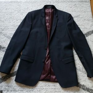 Zara navy collegiate blazer 38R